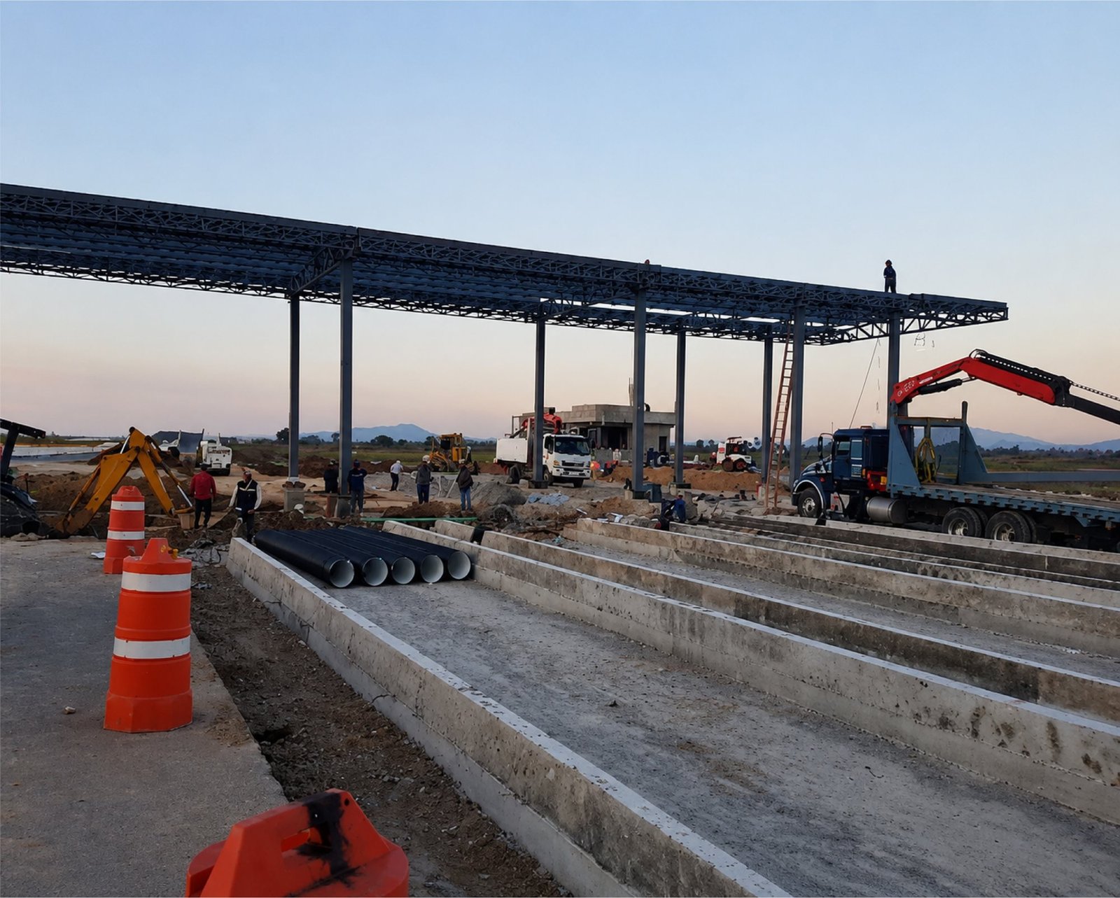 Proyecto ESTRUCTURA METÁLICA EN CASETA DE COBRO PIRAMIDES – TEXCOCO